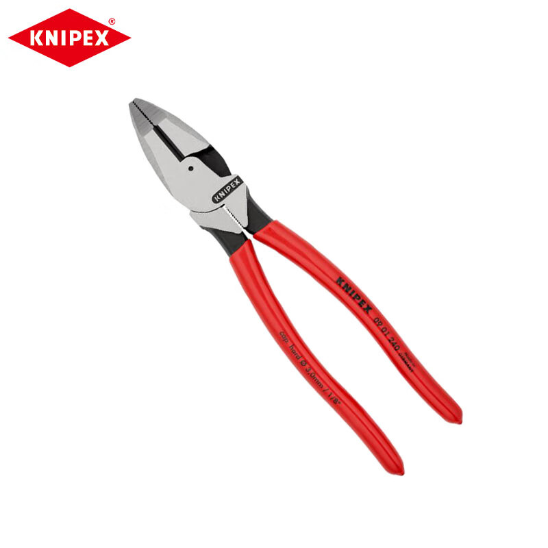 KNIPEX экономичные кусачки для проволоки, 240 мм, пластиковая ручка, американские сверхмощные ножницы, тиски, кусачки 09 01 240