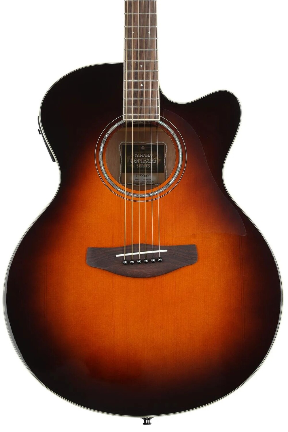 

Yamaha CPX600 Medium Jumbo Cutaway — старая скрипка Sunburst