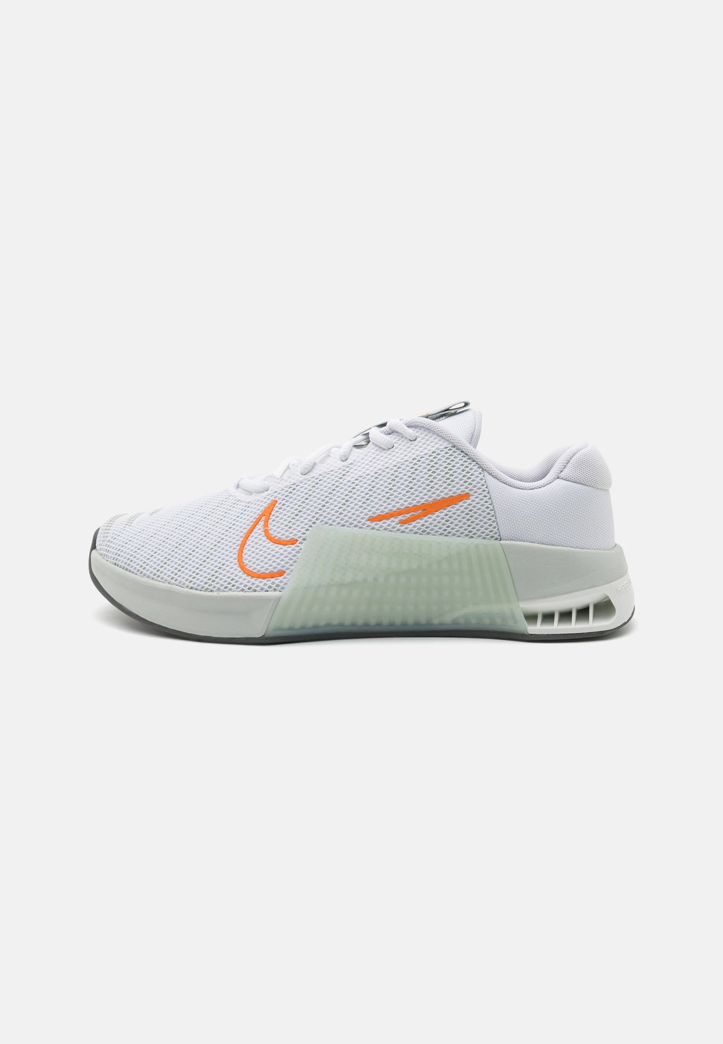 Кроссовки Metcon 9 Nike, цвет white/light silver/bright mandarin/iron grey