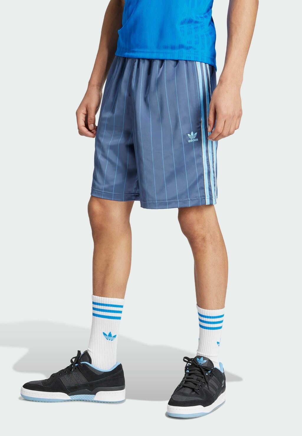 

Спортивные шорты PINSTRIPE SPRINTER adidas Originals, синий