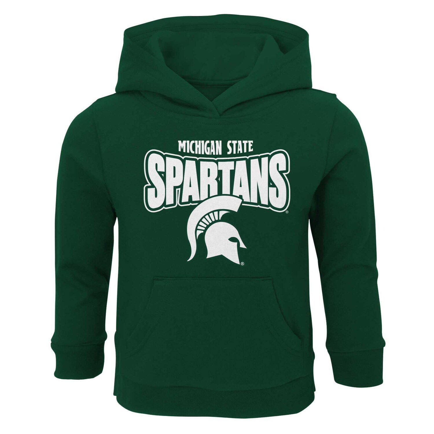

Зеленый пуловер с капюшоном для малышей Michigan State Spartans Draft Pick Outerstuff