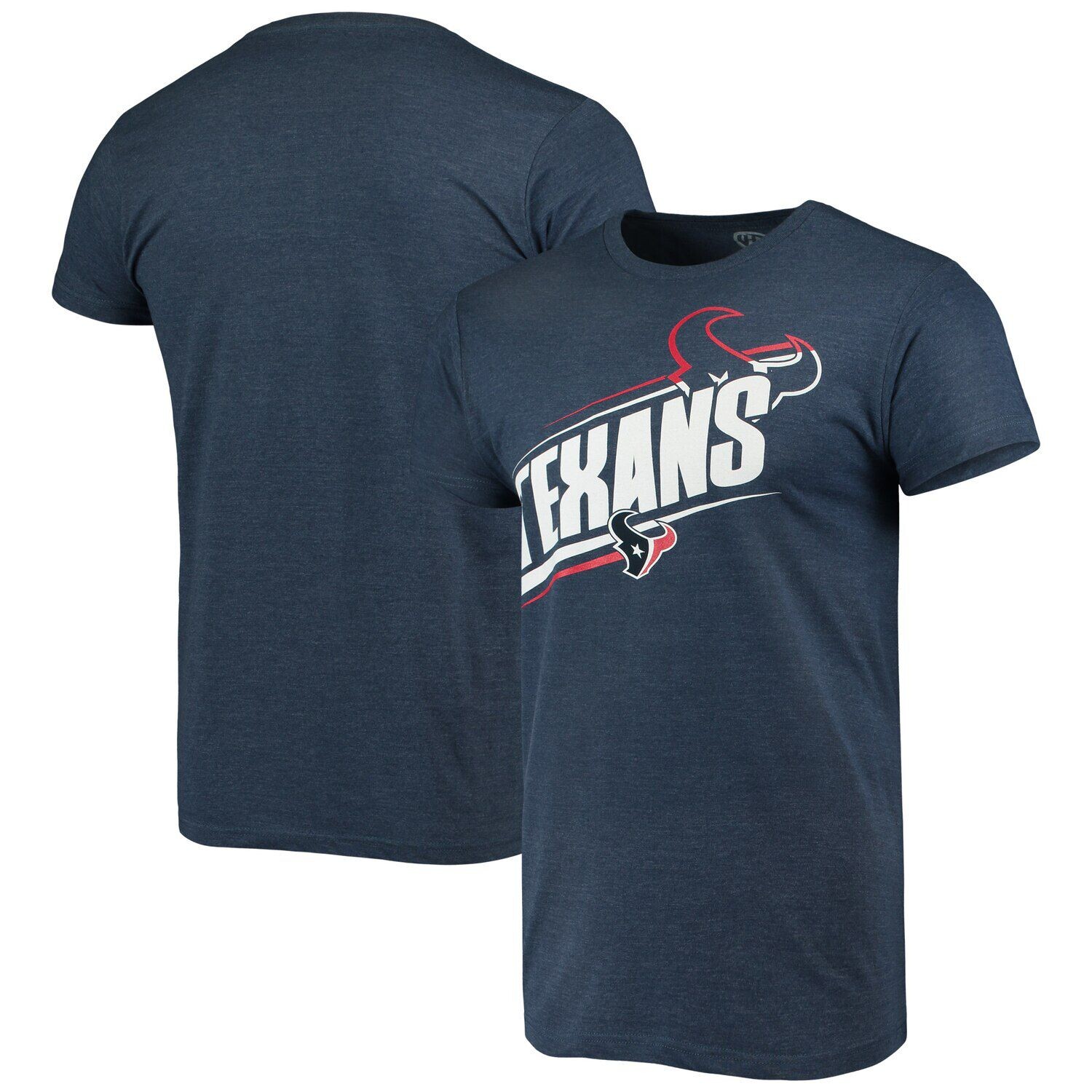 

Мужская спортивная футболка Carl Banks Heathered Navy Houston Texans Prime Time G-III