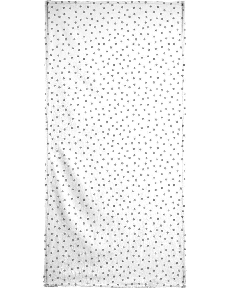 

Полотенце для ванной Juniqe Grey Watercolor Dots, серый