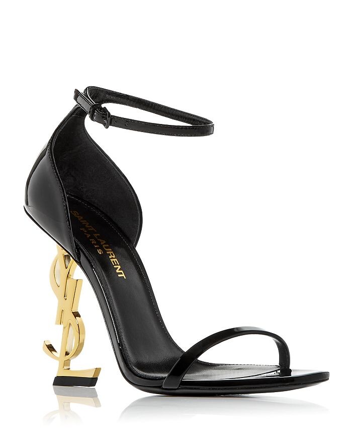 

Женские босоножки на высоком каблуке с логотипом Opyum Saint Laurent