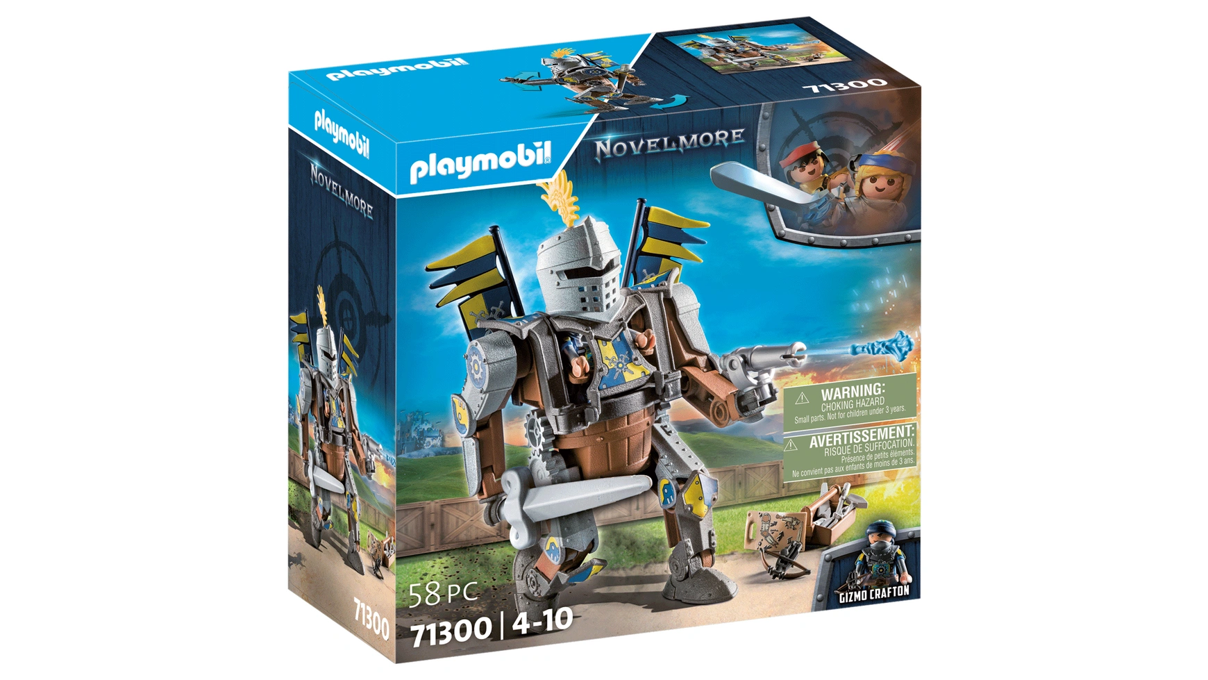 Novelmore боевой робот Playmobil ws 805 статуэтка воин с мечом