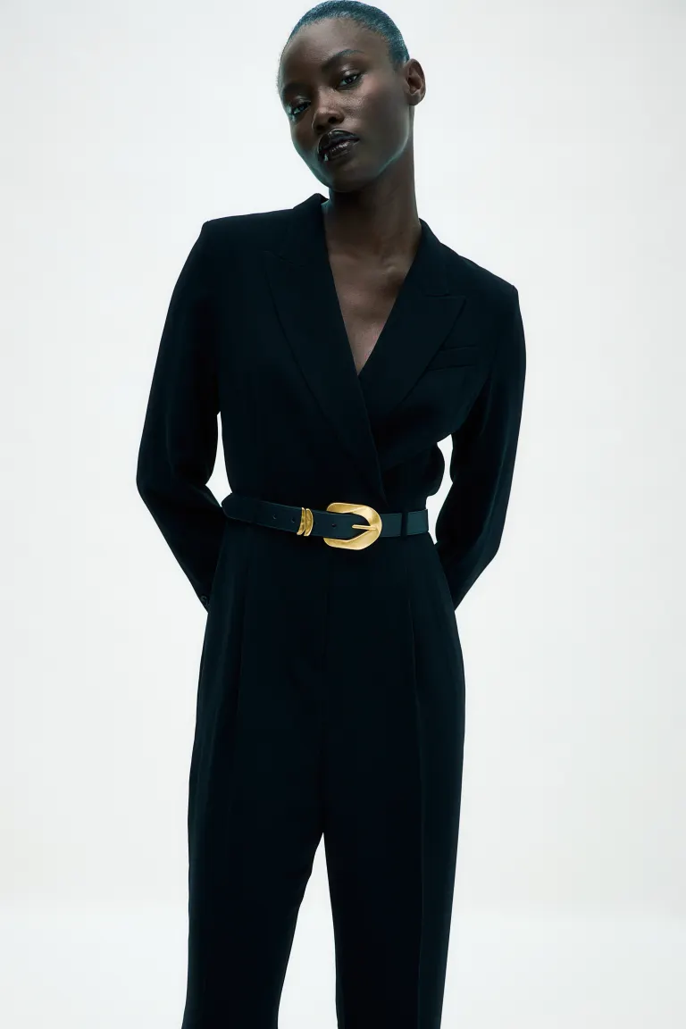 

Формальный комбинезон H&M, черный