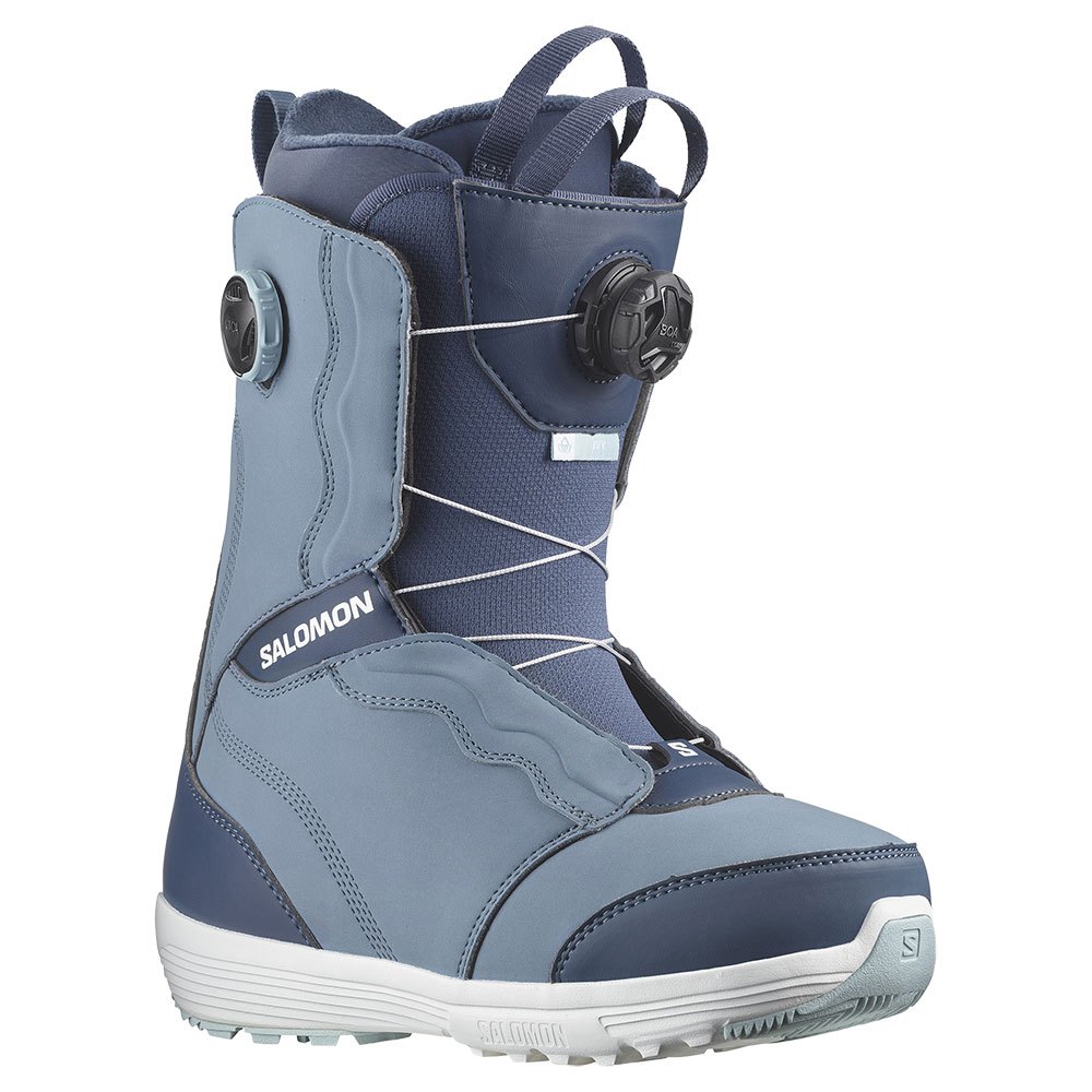 Ботинки для сноубординга Salomon Ivy Boa SJ Boa, синий ботинки для сноубординга salomon faction boa серый