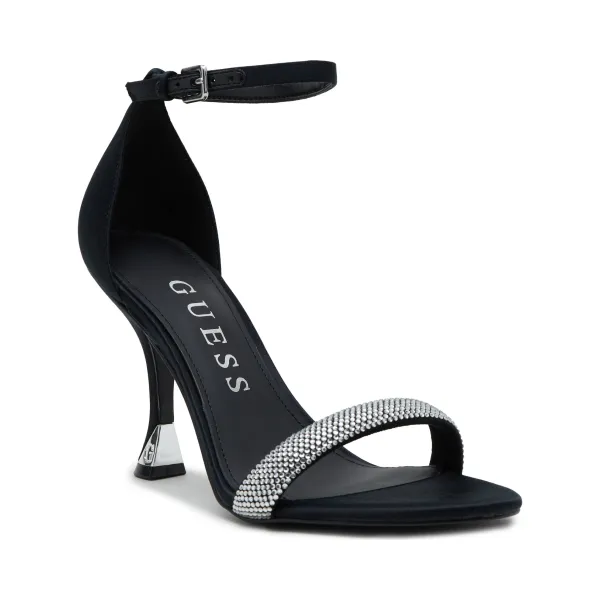

Босоножки на шпильке с добавлением кожи Guess, черный