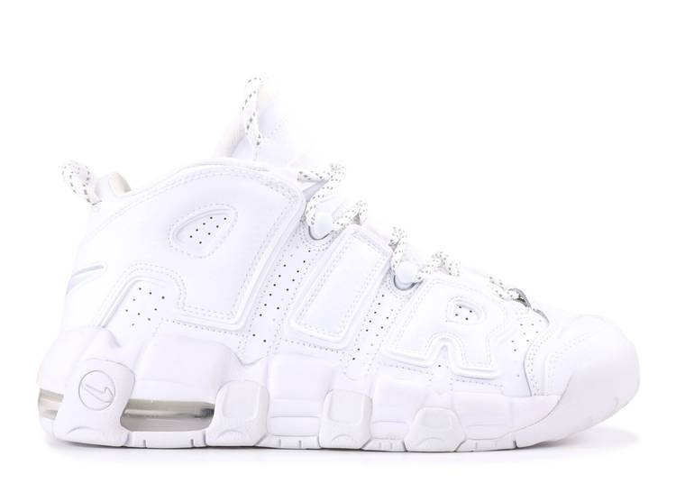 

Кроссовки Nike AIR MORE UPTEMPO GS 'TRIPLE WHITE', белый