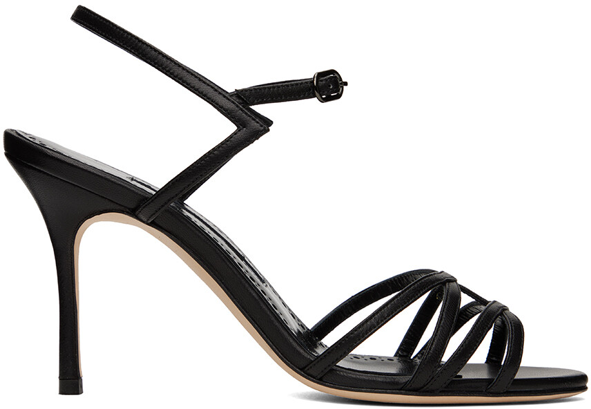 

Черные босоножки на каблуке Solisa Manolo Blahnik