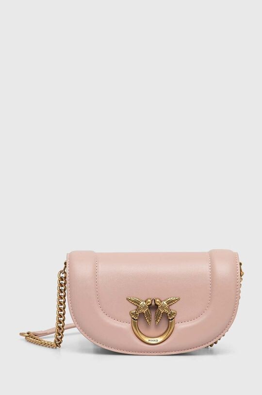 

Кожаная сумочка Pinko, розовый