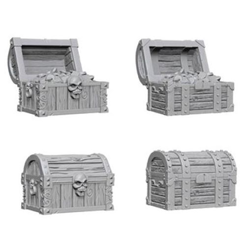 Фигурки Wizkids Unpainted Miniatures: Chests (Wave 2) WizKids 1 35 scale die cast resin manufacturing model biochemical frenzy of decadent zombies unpainted unpainted unpainted