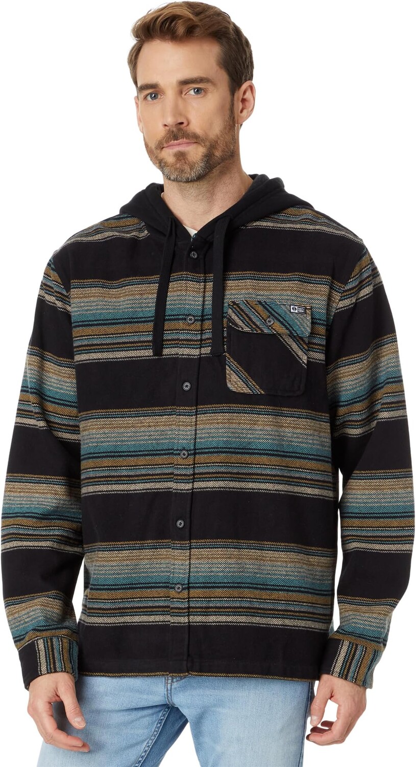

Рубашка Outskirts Flannel Salty Crew, черный