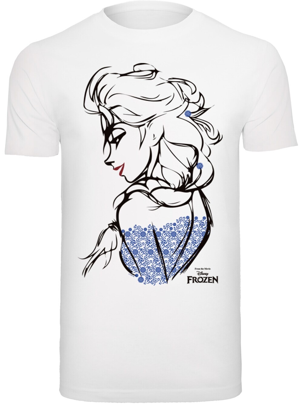 

Футболка F4Nt4Stic Disney Frozen Elsa Sketch Mono, белый