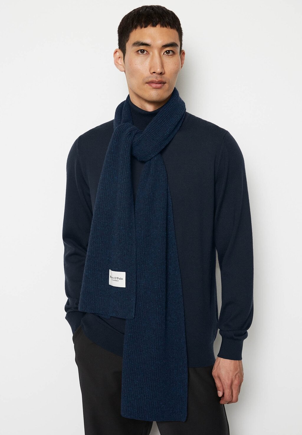 

Шарф SCHAFT Marc O'Polo, цвет dark navy