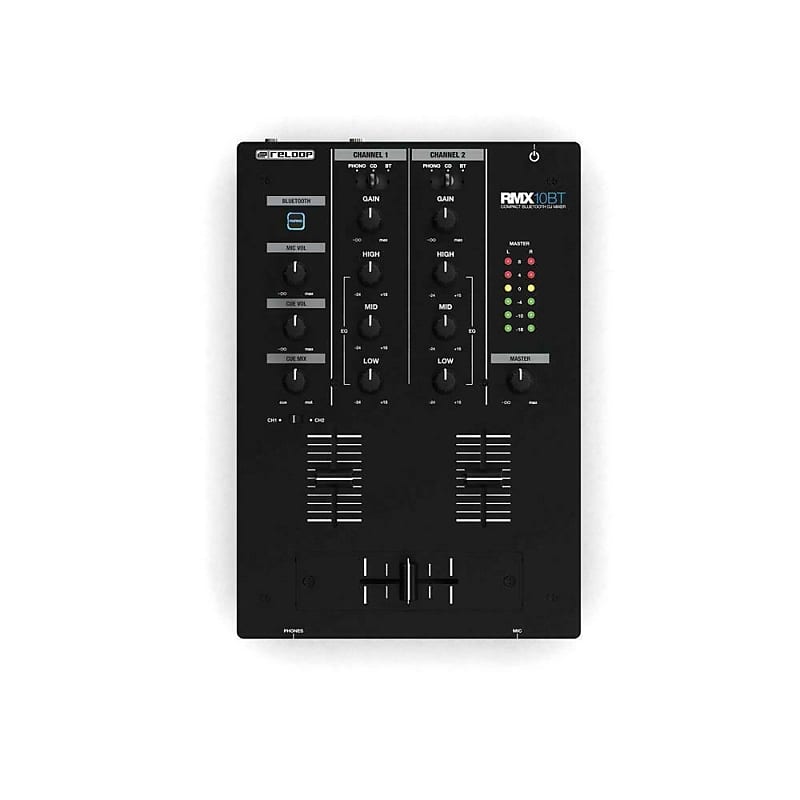 Микшер Reloop RMX-10BT Compact Bluetooth DJ Mixer dj микшерный пульт reloop rmx 44bt