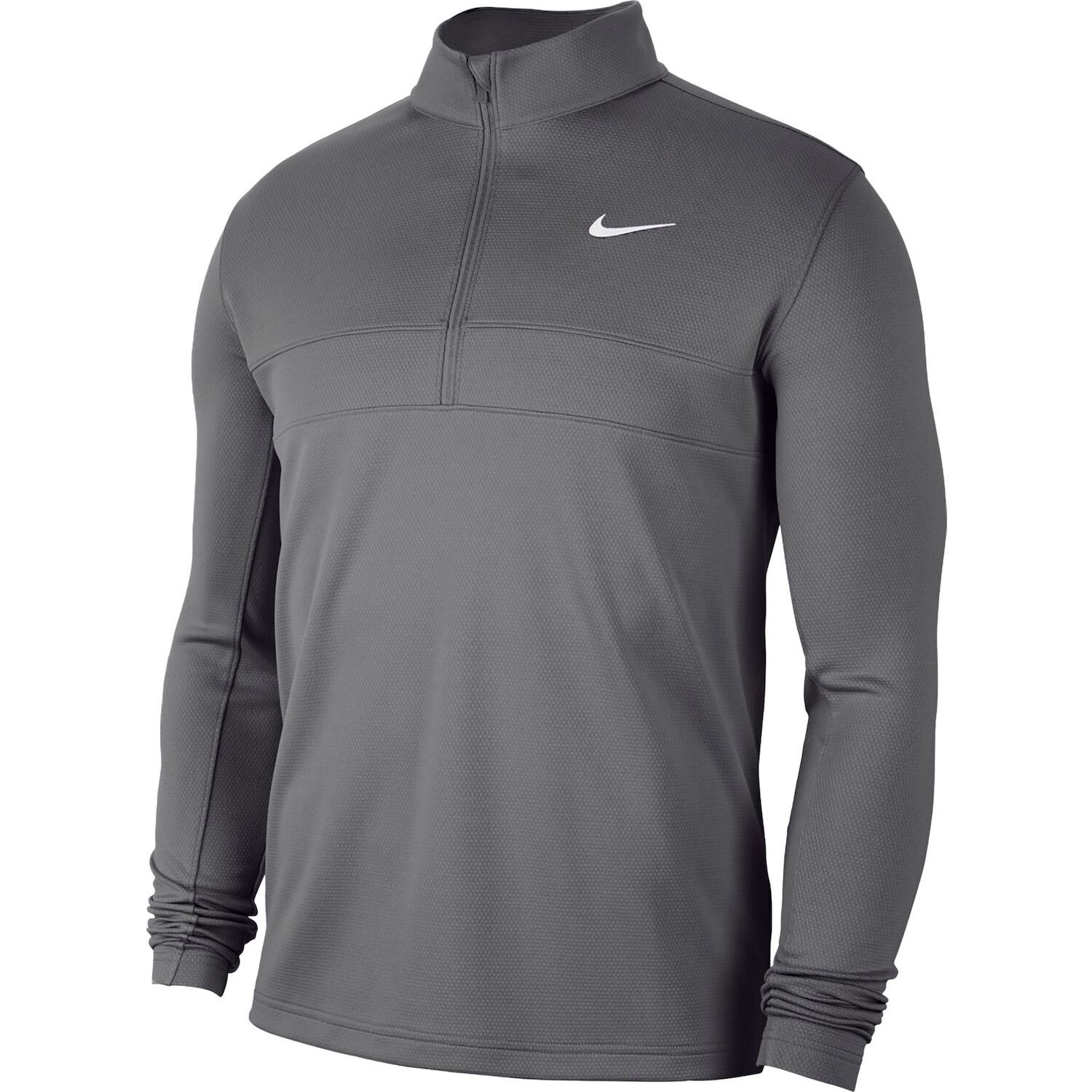 

Мужской пуловер для гольфа с молнией до половины длины Dri-FIT Nike, черный