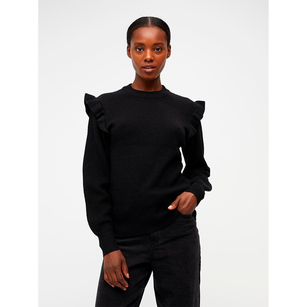 Свитер Object Malena O Neck, черный