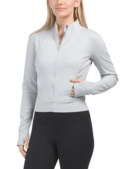 

Повседневная куртка на молнии Lux Crosstrain Yogalicious, цвет Heather Grey