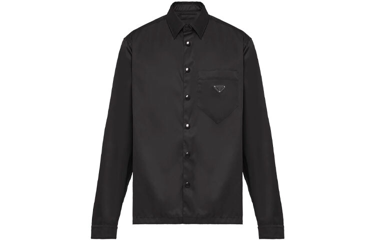 

Мужская рубашка PRADA, цвет Black