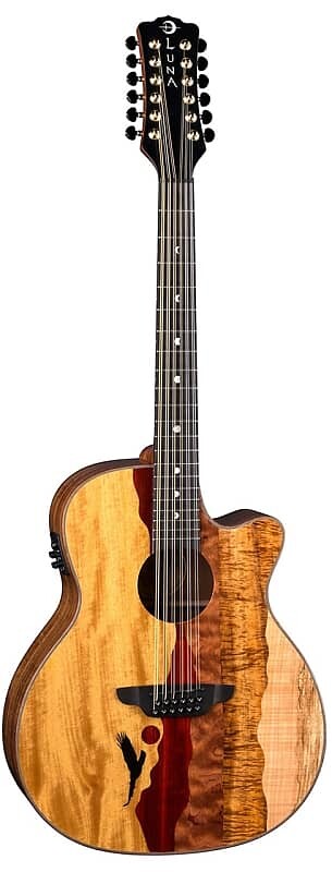 

Акустическая гитара Luna VISTA EAGLE 12 Acoustic-Electric Guitar, Multi