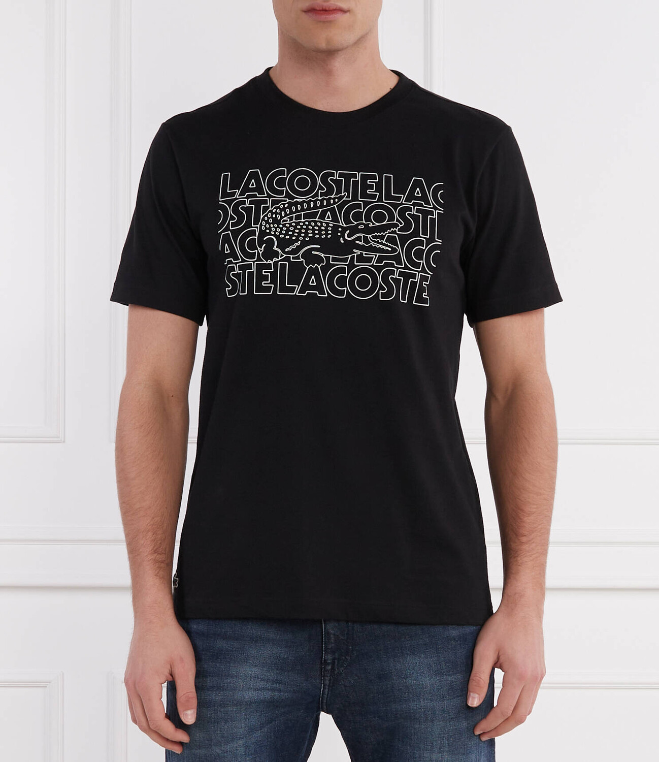 

Футболка Lacoste Regular Fit, черный