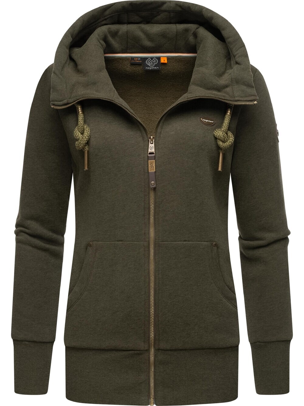 

Толстовка на молнии Ragwear Neska, зеленый