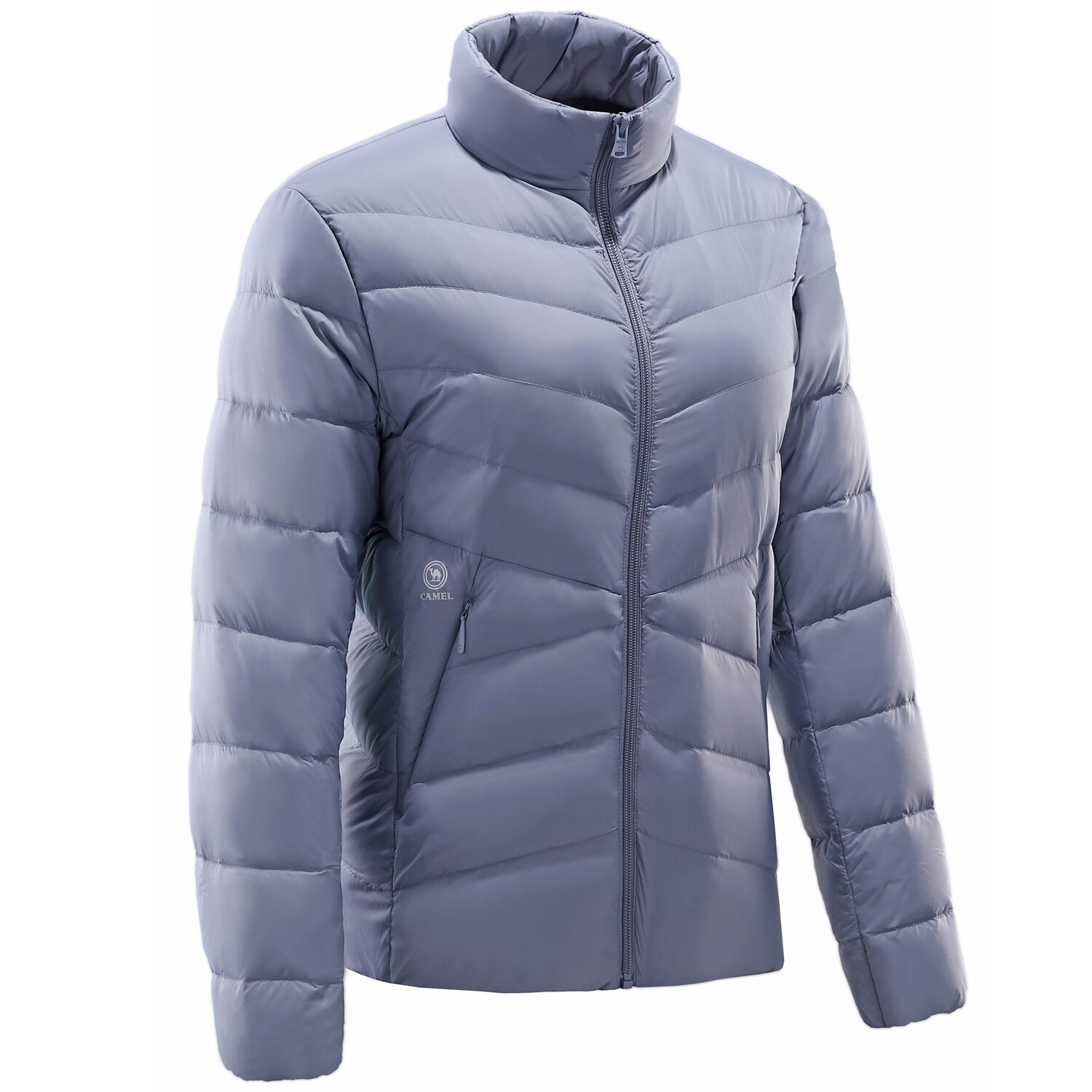 

Пуховик женский Camel, цвет Water Gray Green
