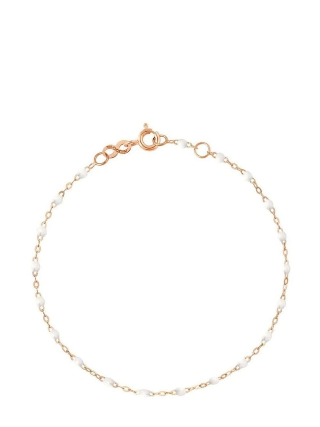 

Браслет Classic Gigi из розового золота с бусинами Gigi Clozeau, белый