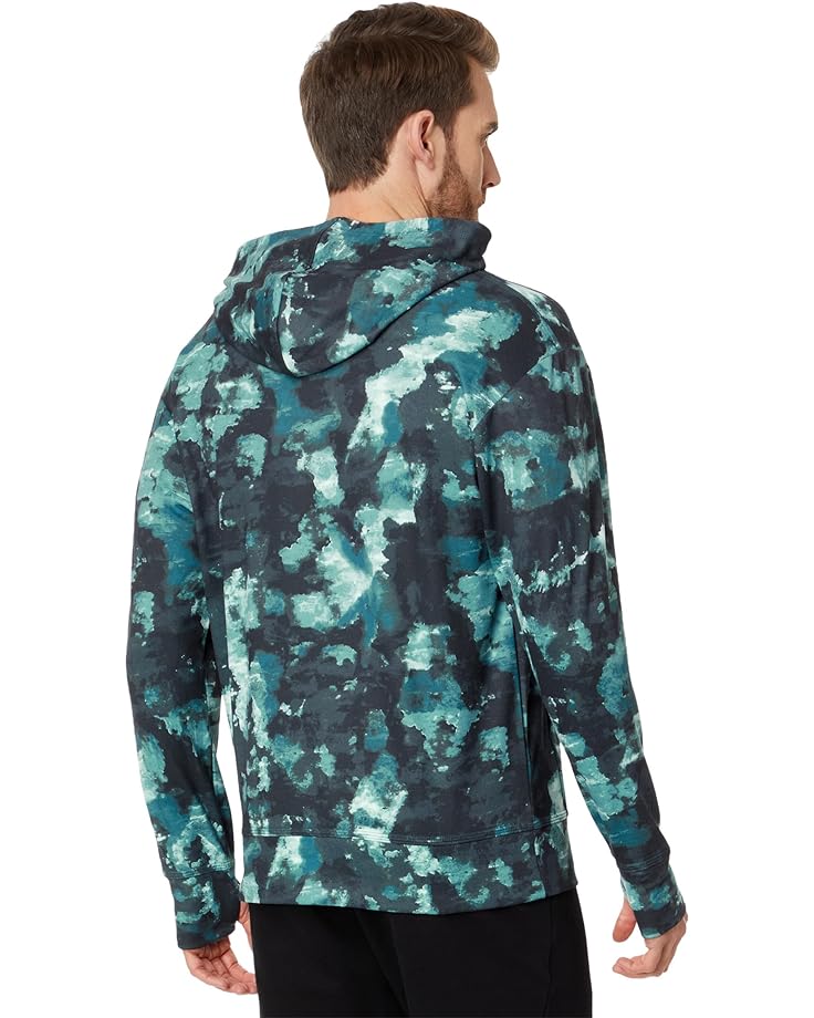 

Худи Champion All Over Print Game Day Hoodie, цвет Hyper Wash Metallic Teal