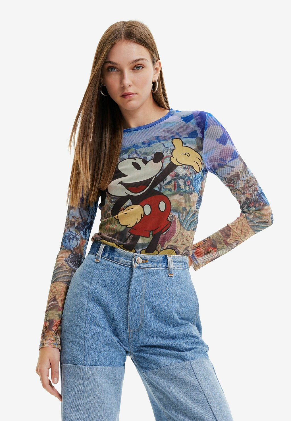 

Рубашка с длинным рукавом Desigual, синий