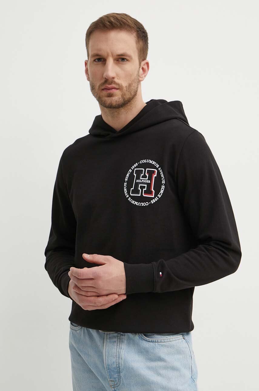 

Хлопковая толстовка Tommy Hilfiger, черный