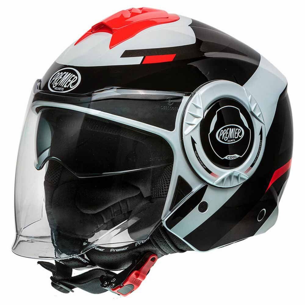

Открытый шлем Premier Helmets Cool Evo OPT 2, черный