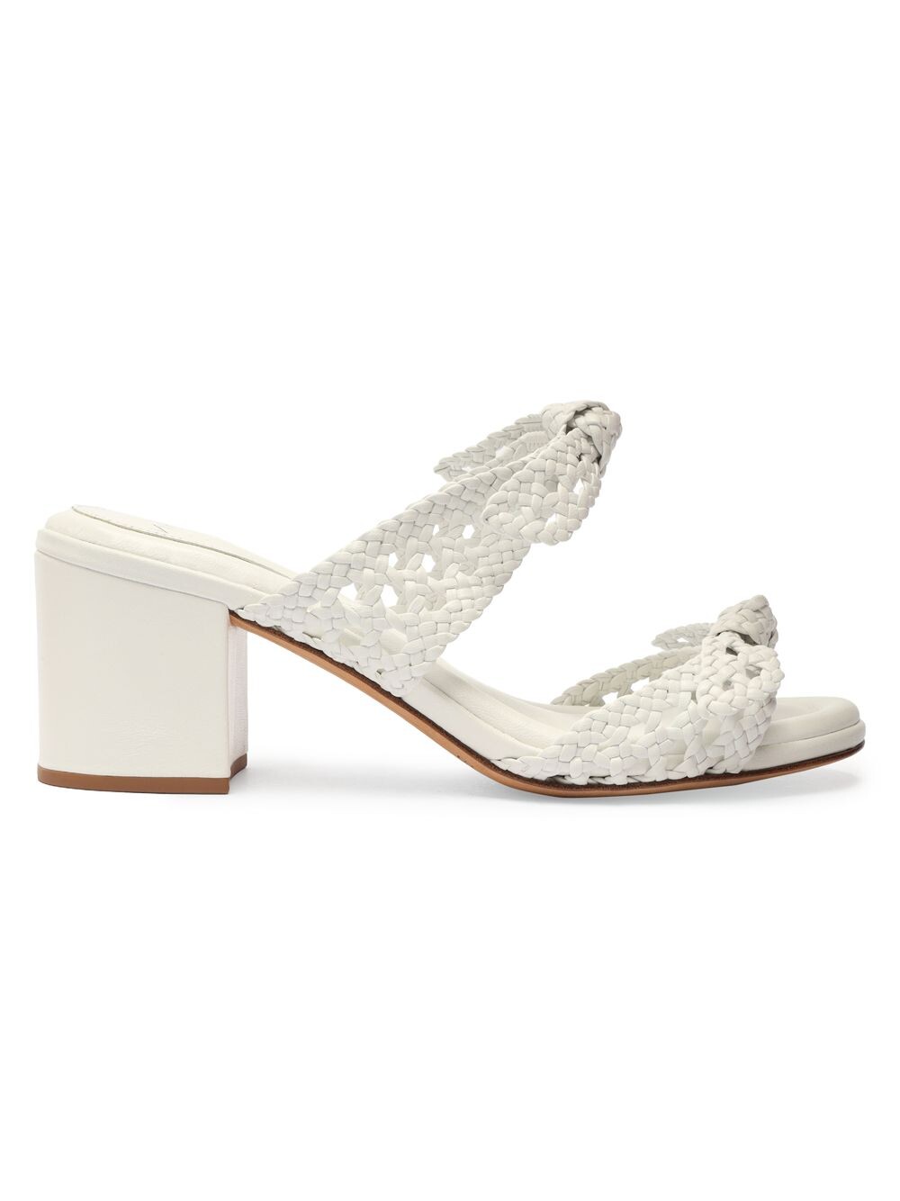 

Кожаные плетеные сандалии Clarita Intreccio 60MM Alexandre Birman, белый