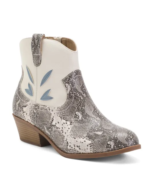 

Ботильоны Cowpoke в стиле вестерн Bc Footwear, черный/белый