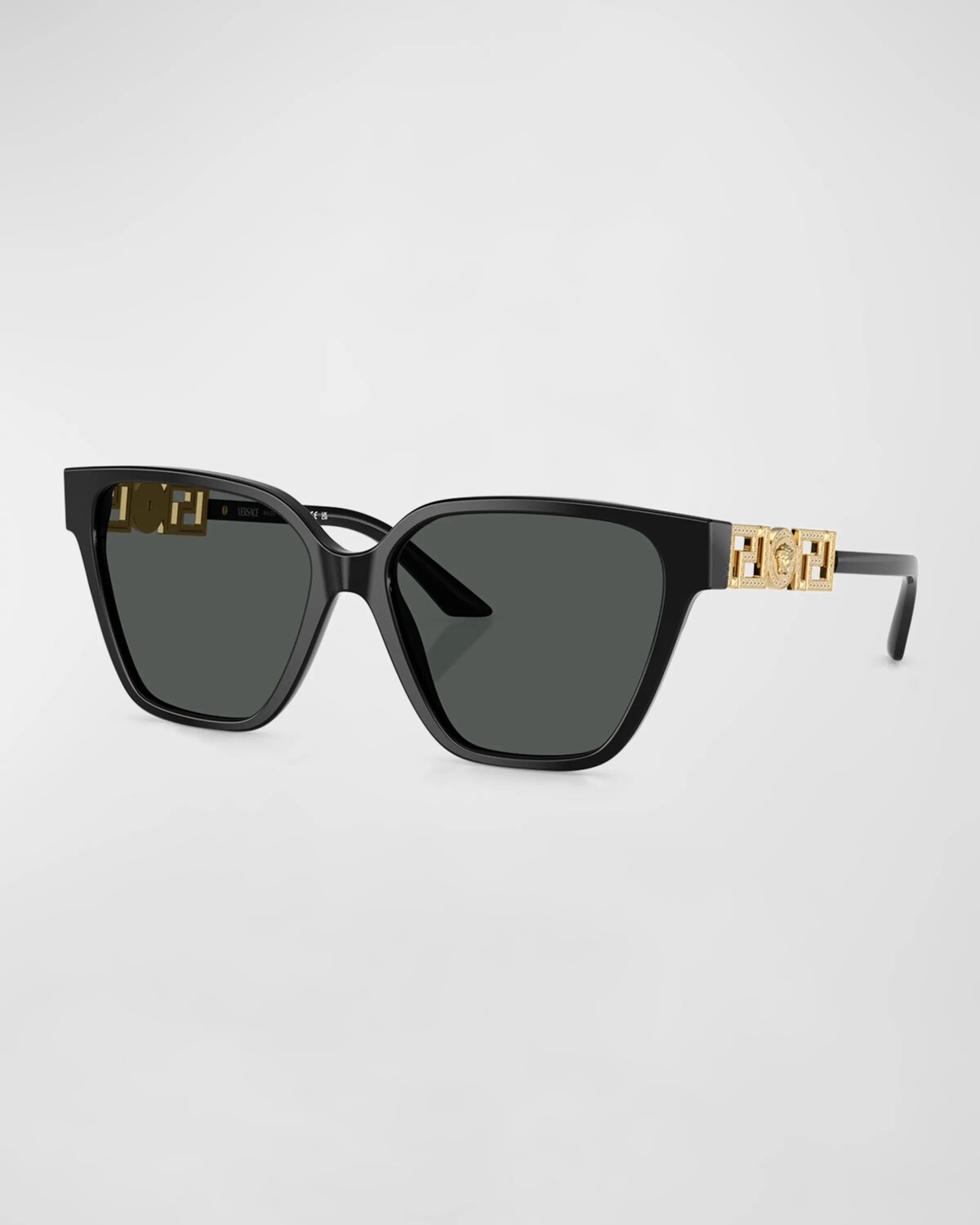 

Украшенные солнцезащитные очки Medusa Butterfly Versace, цвет Black
