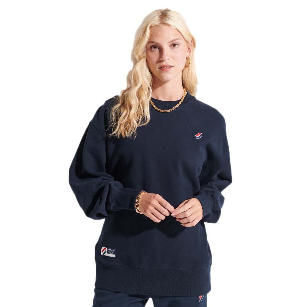 

Толстовка Superdry Code Essential Crew, синий