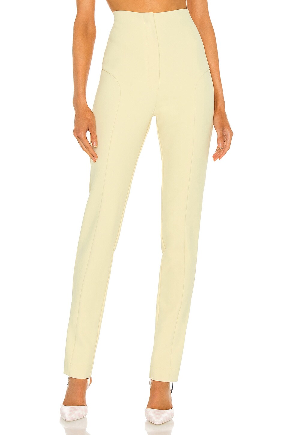 

Брюки Paris Georgia Stovepipe Tight Trousers, цвет Post It Yellow