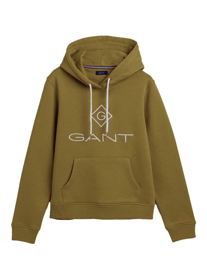 

Толстовка Gant, цвет grün (utility green)