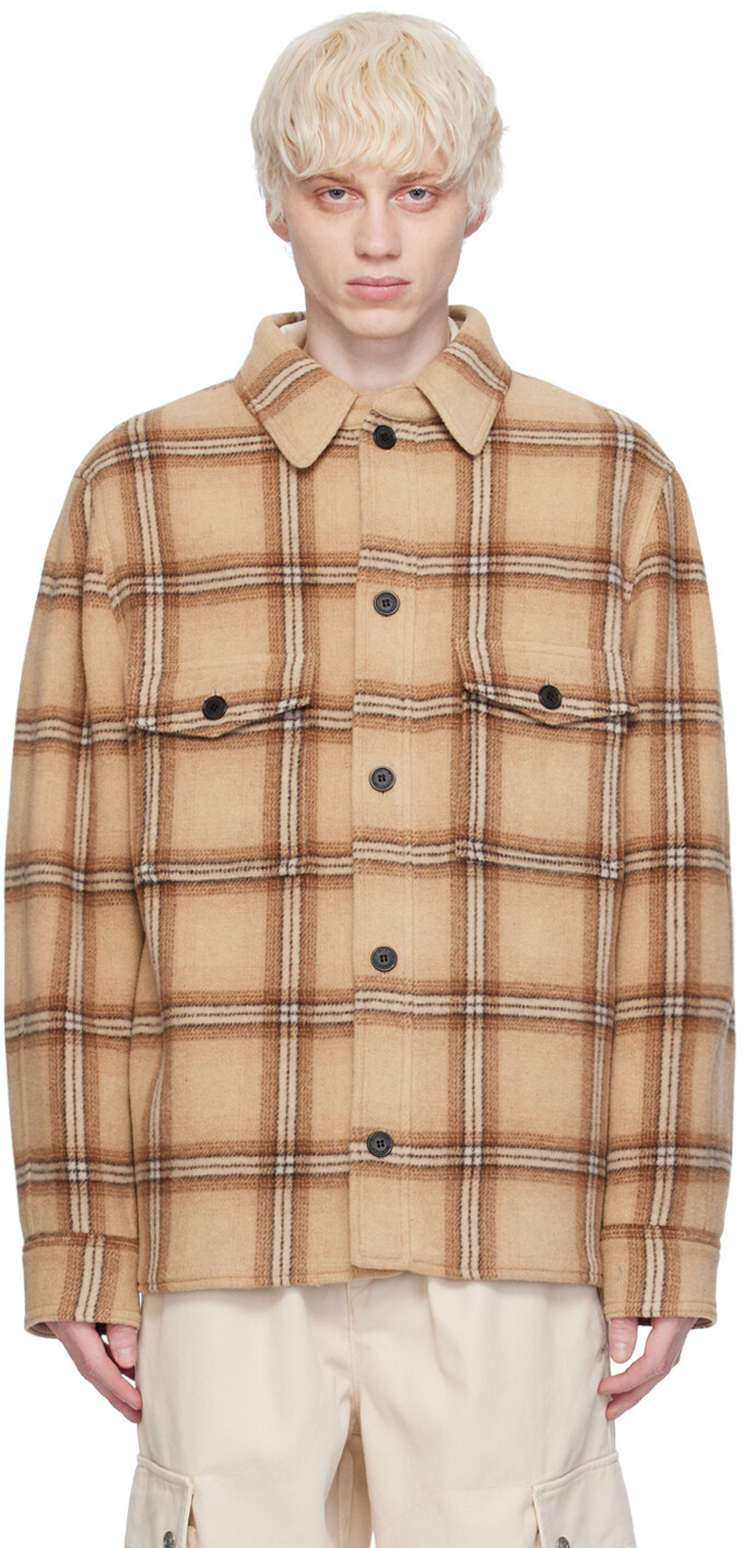 

Бежевая куртка Кервон Isabel Marant, цвет Camel