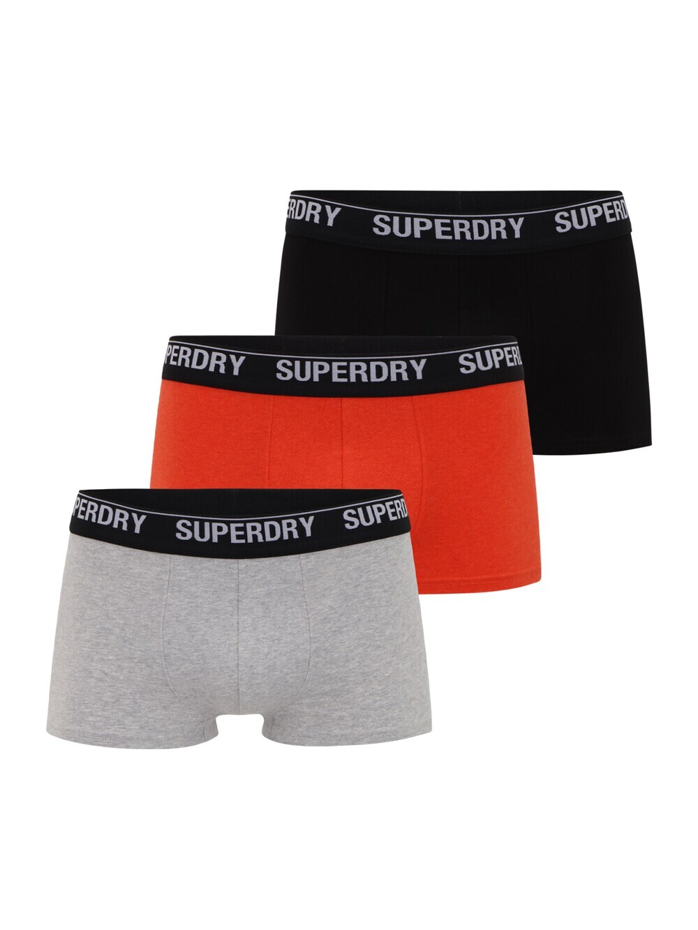 Трусы боксеры Superdry, крапчатый серый/светло-красный/черный пижамы carters крапчатый серый светло зеленый