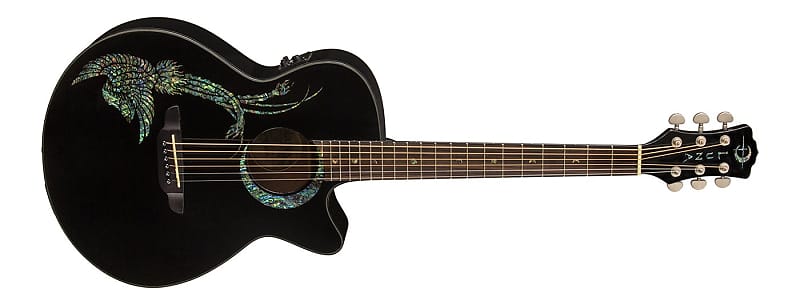 Акустическая гитара Luna FAU PHX BLK Fauna Phoenix Acoustic/Electric Guitar Black аквариум террариум fauna box 1 5л с ручками
