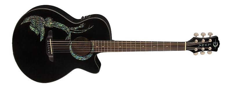 

Акустическая гитара Luna FAU PHX BLK Fauna Phoenix Acoustic/Electric Guitar Black