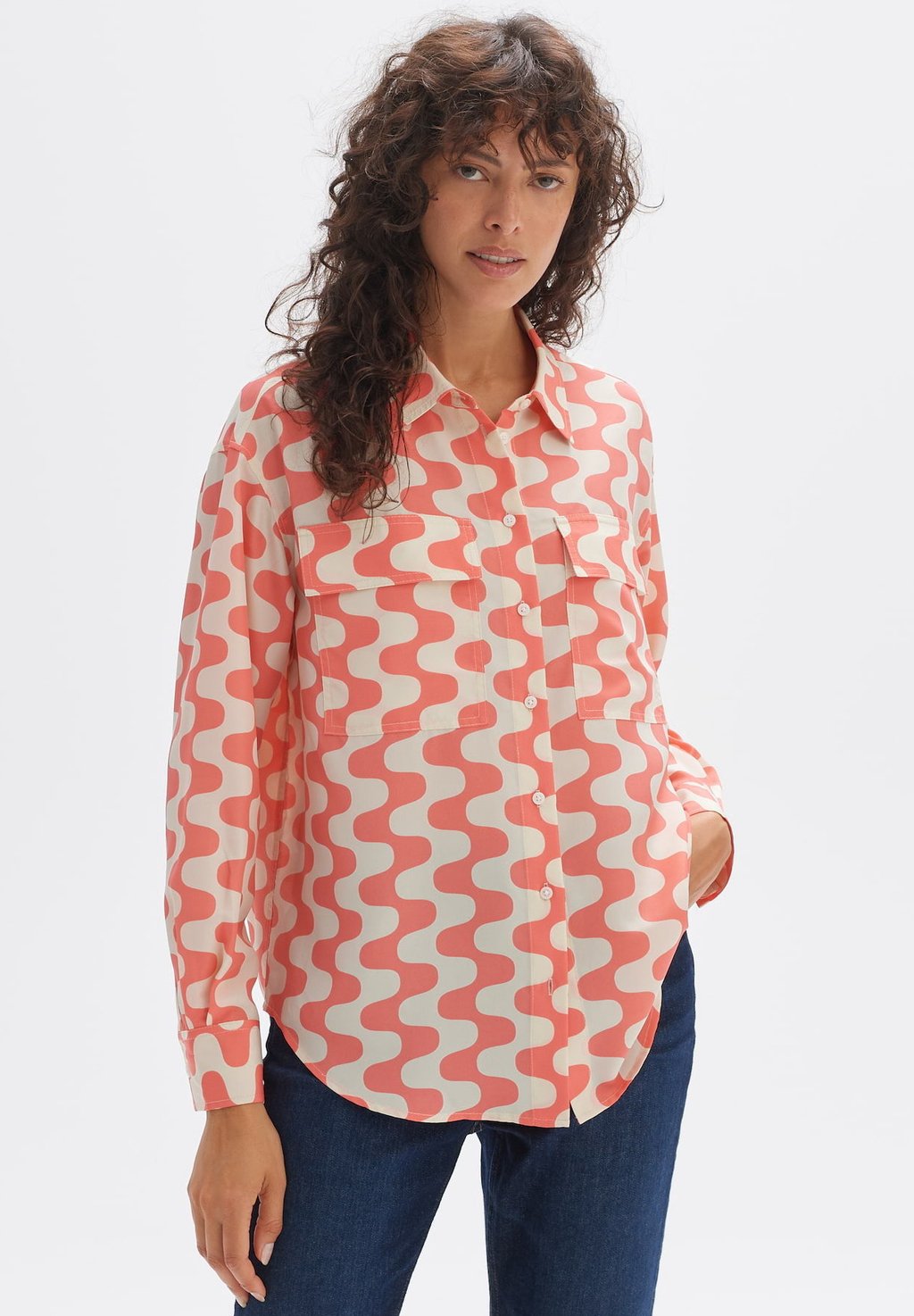 Блузка-рубашка LANGARM FRIDAMI Opus, цвет watermelon