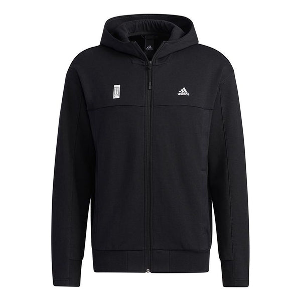 Куртка adidas Wj Htt Series Athleisure Casual Sports Hooded Jacket Black, черный