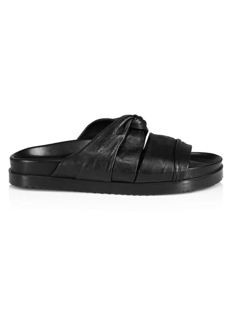 

Шлепанцы из витой кожи для бассейна 3.1 Phillip Lim, черный