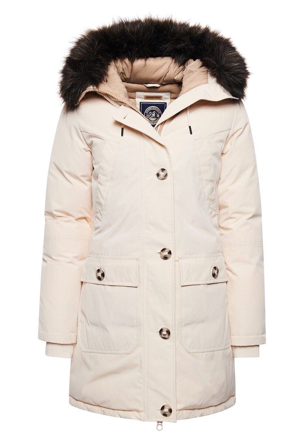 

Зимняя парка Superdry Rookie, крем