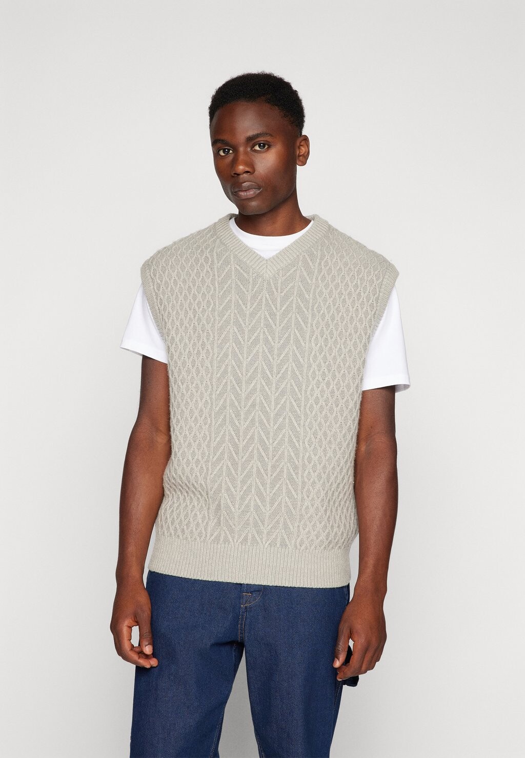 

Свитер Ethan Vest Samsøe Samsøe, цвет ultimate gray