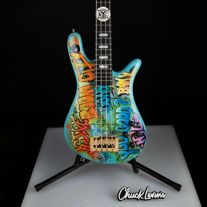 цена Басс гитара Spector USA Custom NS-2 NYC Graffiti Collection Limited Edition Bass Guitar - CHUCKSCLUSIVE - #1562