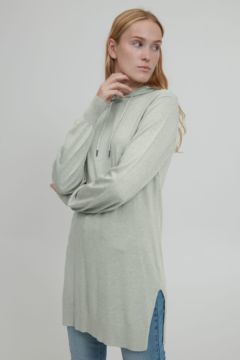 

Толстовка b.young Longpullover, зеленый
